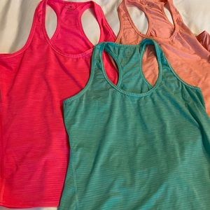 Three Medium Athleta Workout Tanks Bundle